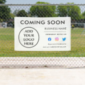 Bedrijfs Professionele Bedrijfsnaam Binnenkort ver Spandoek (Insitu)