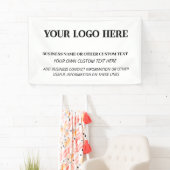 Bedrijfs Professionele Logo Adverteren Spandoek (Insitu)