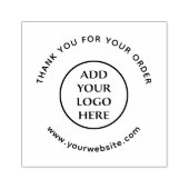 Bedrijfs Professionele Logo hier Rubberstempel (Afrduk)