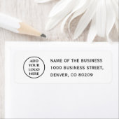 Bedrijfs Professionele Tekst BedrijfsBedrijfs van  Etiket (Insitu)