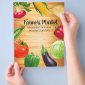 Bedrijfs reclamebrochure voor landbouwers flyer (Hand)