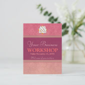 Bedrijfs Seminar de sjabloon van de Uitnodiging va (Staand voorkant)