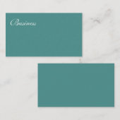 Bedrijfs Steekproef Visitekaartje (Voorkant / Achterkant)