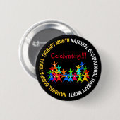 Bedrijfs Therapie Maand Button (Voorkant /achterkant)