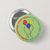 Bedrijfs Therapie Maand Button ballonnen (Voorkant /achterkant)