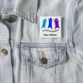 Bedrijfs Therapie Naam Buttonnen Vierkante Button 5,1 Cm (In situ)