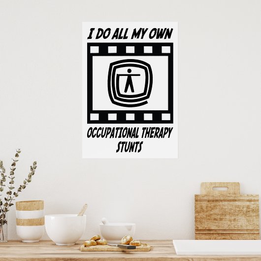 Bedrijfs Therapie Stunts Poster (Keuken)