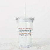 Bedrijfs therapieretro op het Afstudeerder van stu Acryl Drinkbeker (Voorkant)