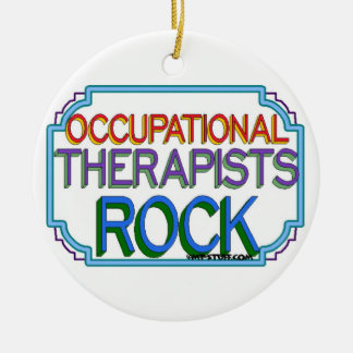 Bedrijfs Therapisten Rock Keramisch Ornament