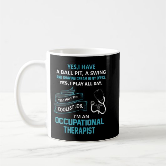 Bedrijfs Therapistische Gift Koffiemok (Links)