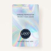 Bedrijfs van bedrijfsidentiteitskaart Bedrijfs Hol Badge (Voorkant)