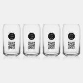 Bedrijfs van de Logo de Promotie QR Code Blikvorm Glas (Voorkant)