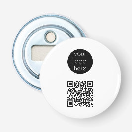 Bedrijfs van de Logo de Promotie QR Code Button Flesopener