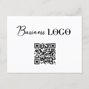 Bedrijfs van de Logo de Promotie QR Code Feestdagenkaart