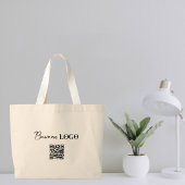 Bedrijfs van de Logo de Promotie QR Code Grote Tote Bag