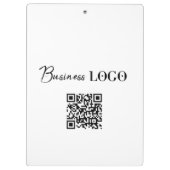 Bedrijfs van de Logo de Promotie QR Code Klembord (Achterkant)