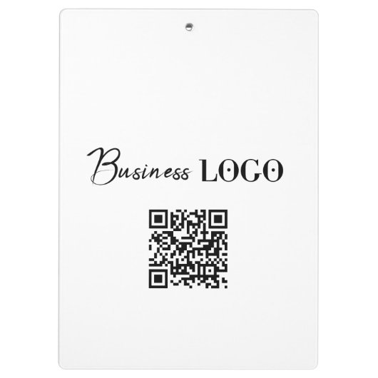 Bedrijfs van de Logo de Promotie QR Code Klembord (Achterkant)