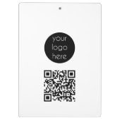 Bedrijfs van de Logo de Promotie QR Code Klembord (Achterkant)