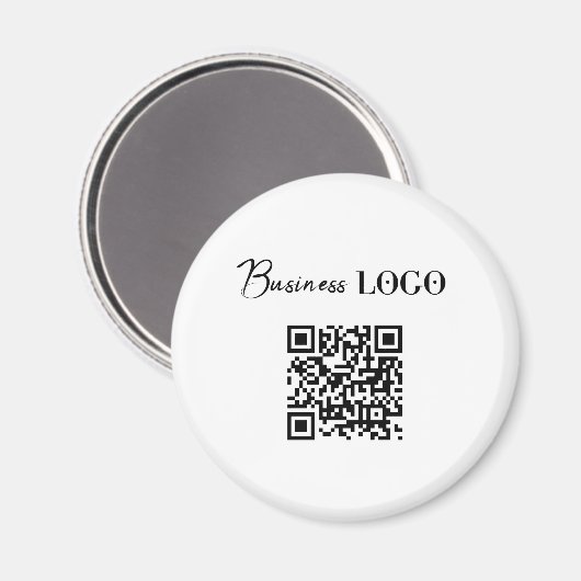 Bedrijfs van de Logo de Promotie QR Code Magneet (Voorkant / Achterkant)