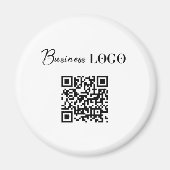 Bedrijfs van de Logo de Promotie QR Code Magneet (Voorkant)