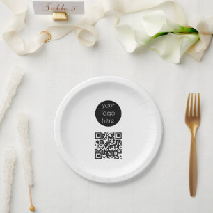 Bedrijfs van de Logo de Promotie QR Code Papieren Bordje