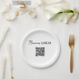 Bedrijfs van de Logo de Promotie QR Code Papieren Bordje