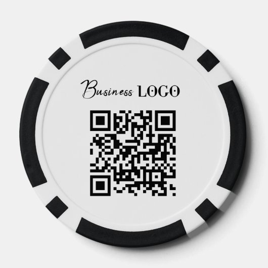 Bedrijfs van de Logo de Promotie QR Code Poker Chips (Achterkant)