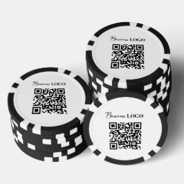 Bedrijfs van de Logo de Promotie QR Code Poker Chips