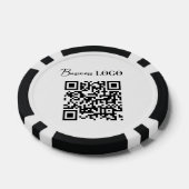 Bedrijfs van de Logo de Promotie QR Code Poker Chips (Enkel)