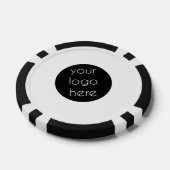 Bedrijfs van de Logo de Promotie QR Code Poker Chips (Enkel)