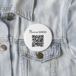 Bedrijfs van de Logo de Promotie QR Code Ronde Button 7,6 Cm