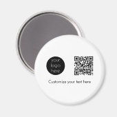 Bedrijfs van de Logo Promotietekst QR van de Code Magneet (Voorkant / Achterkant)