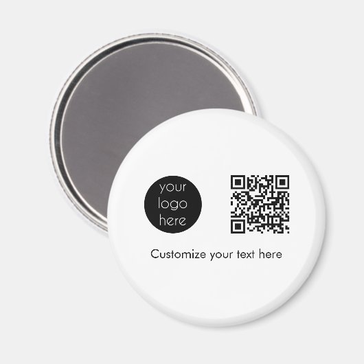 Bedrijfs van de Logo Promotietekst QR van de Code Magneet (Voorkant / Achterkant)