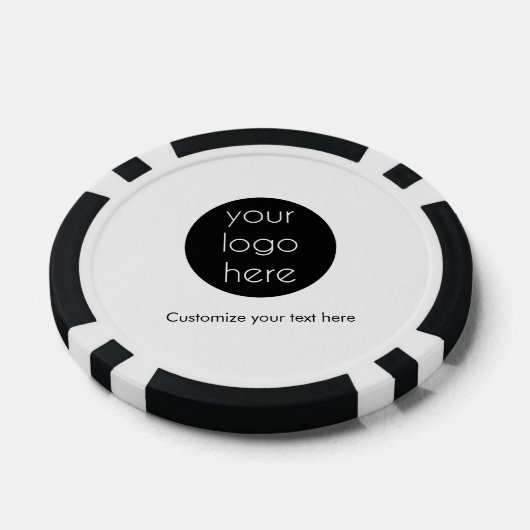 Bedrijfs van de Logo Promotietekst QR van de Code Poker Chips (Enkel)