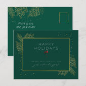 Bedrijfs van de Vrijdag Vergroting Kaart Prettige (Voorkant / Achterkant)