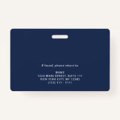 Bedrijfs van de Werknemer de Veiligheid Collectiev Badge (Achterkant)