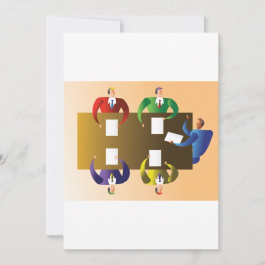 Bedrijfs Vergadering Kaart (Voorkant)