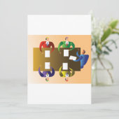 Bedrijfs Vergadering Kaart (Staand voorkant)