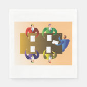 Bedrijfs Vergadering Servet (Voorkant)