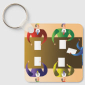 Bedrijfs Vergadering Sleutelhanger (Voorkant)