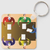 Bedrijfs Vergadering Sleutelhanger (Achterkant)