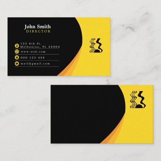 Bedrijfs Visitekaartje (Voorkant / Achterkant)