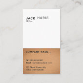 Bedrijfs Visitekaartje (Achterkant)