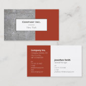 Bedrijfs Visitekaartje | Beton (Voorkant / Achterkant)