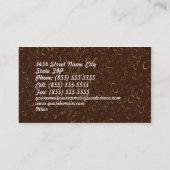 Bedrijfs Visitekaartje van bier (Achterkant)