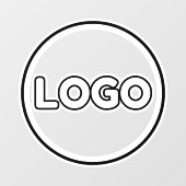 Bedrijfs Zakelijke Aangepaste Zakelijke Logo Winke Raamsticker (Vel)