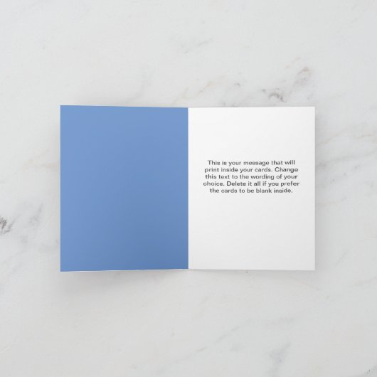 Bedrijfs, Zaken, of de Kaart van de Kerst van de O (Binnen)