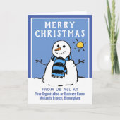 Bedrijfs, Zaken, of de Kaart van de Kerst van de O (Voorkant)