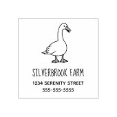 Bedrijfsadres Goose Boerderij Rubberstempel (Afrduk)