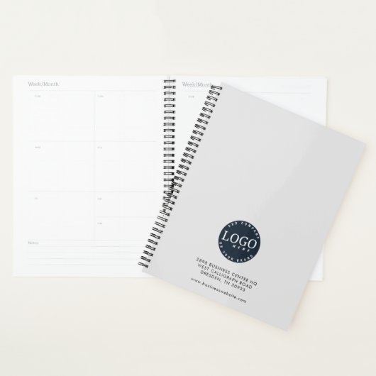 Bedrijfsadres Logo en bedrijfswebsite Planner (Display)